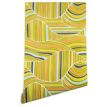 Deny Designs Heather Dutton Dunes Wallpaper, Yellow, 2'x4'