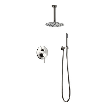 Flush Ceiling Mount Rain Shower Head | Shelly Lighting