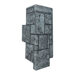 150-JAGGED CASTLE STONE CORNER 12" W X 24"H - Wall Panels