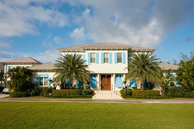 Inspiration for a transitional home design remodel in Other