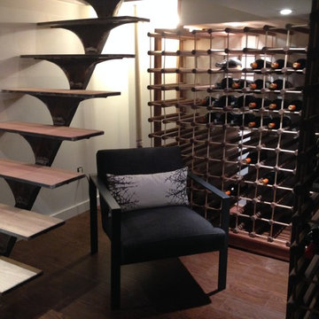 Basement wine room