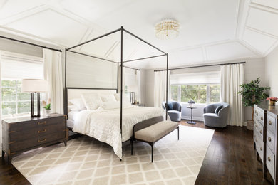 Transitional bedroom photo in New York
