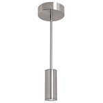 AFX Lighting - AFX Lighting Beverly Outdoor Pendant, Satin Nickel, BVYP06LAJUDSN - Illuminate your outdoor space with the Beverly Outdoor LED Pendant, expertly crafted from aluminum and glass for enduring durability. With integrated LED technology, this dimmable fixture offers both efficient lighting and ambiance control. Its wet location rating ensures suitability for various weather conditions, while the cylindrical shape and modern-transitional style combine to create a sleek and versatile lighting solution that enhances your outdoor decor.