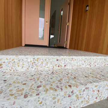 Rebecca Raskind Residential Project - SSS strands, Venice Terrazzo + Breeze Bloc