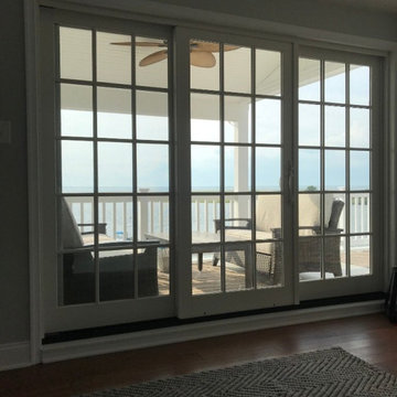 French door to balcony