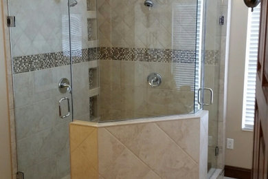 Completed Glass Shower Enclosures