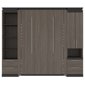 Orion  98W Full Murphy Bed And Narrow Storage Solutions With Drawers (99W)...