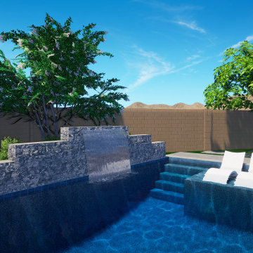 Family Backyard Gathering Spaces and Retreat