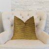 Valentina Textured Bronze Luxury Throw Pillow, 18"x18"