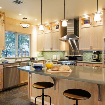 Transitional Kitchen & Bath