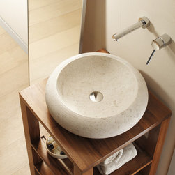 Fiji Stone Beige Bathroom Sink - Bathroom Sinks