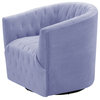 Rustic Manor Evelina Accent Chair Upholstered, Velvet, Lilac