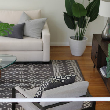 Neutral Textural Postmodern Staging