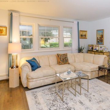 New Window in Stylish Living Room - Renewal by Andersen Long Island, Queens and