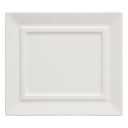 Studio Moderne Marquis Pattern Rectangle in Ecru Gloss - Tile