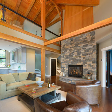 Contemporary Timberframe