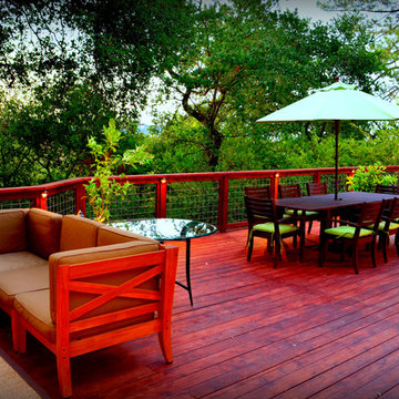 An Intimate Redwood Deck