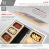 Workstation Serving Board With 3 Containers A-908