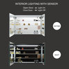 LED Medicine Cabinet With Defog, Dimmer, Makeup Mirror, Outlets, 48x32