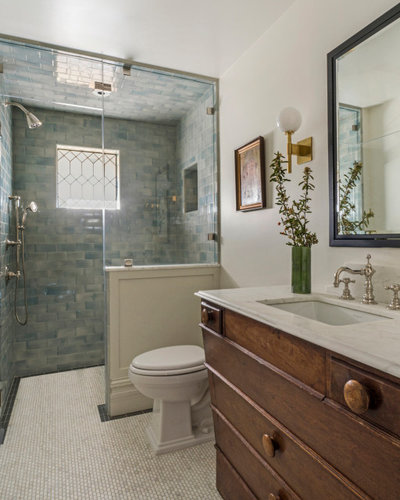 Victorian Bathroom by Rice and DeTienne Designs llc