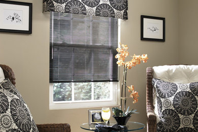 Transitional living room photo in Grand Rapids