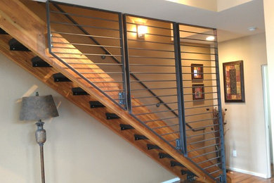 Inspiration for a modern staircase remodel in Phoenix