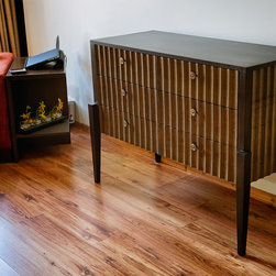 Metaphor | 6-Drawer Chest with Fluted Front in 2-toned Finish - Dressers
