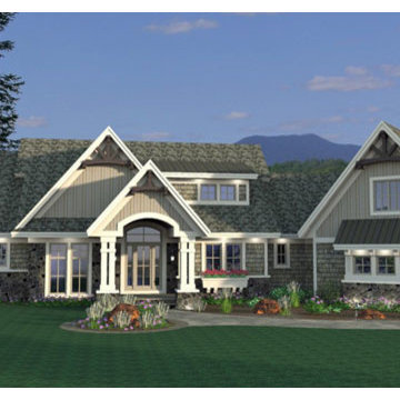 Luxury Craftsman Ranch Home 9681