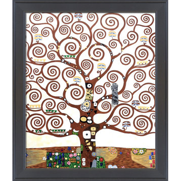 La Pastiche Tree of Life with Gallery Black, 24" x 28"