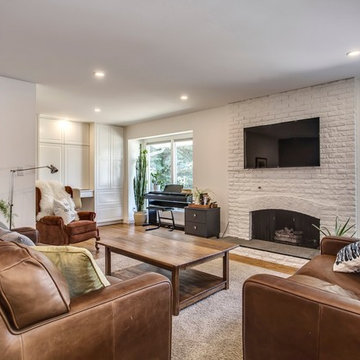 Farmhouse Kitchen and Living room