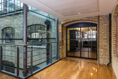 Inspiration for a timeless entryway remodel in Kent