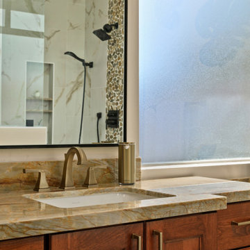 Mixed Metal Master Bathroom