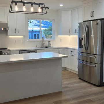 Santa Clara Bathroom Remodel & Kitchen Relocation