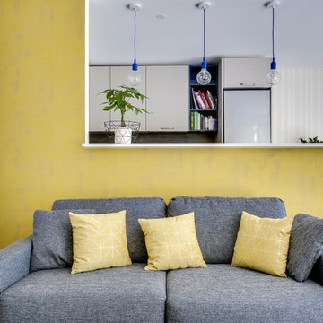 Appartement avec optimisation de l'espace et décoration