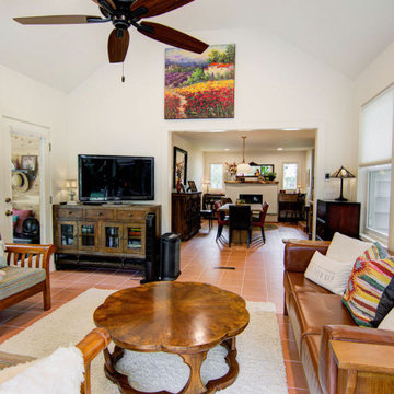 Organic Kitchen + Dining + Living + 4-Seasons Remodel Overland Park, KS