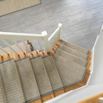 Custom Runner with matching Mat- Cortlandt Manor, NY