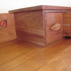 Rosebud desk detail - Desks And Hutches