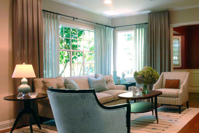 Elegant living room photo in Los Angeles
