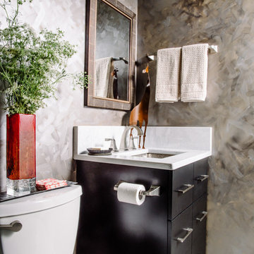Guest Bath with Out of the Ordinary Tiles