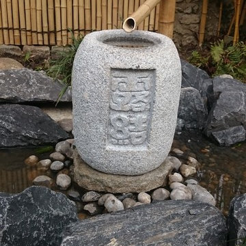 Jardin Japonais rivière et bassin