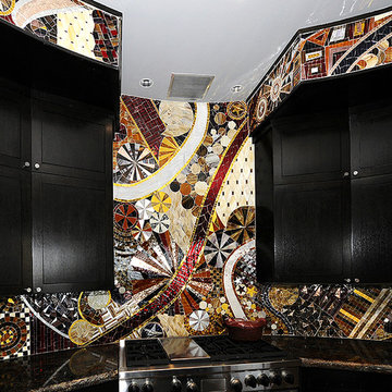 Austin, TX super custom Backsplash