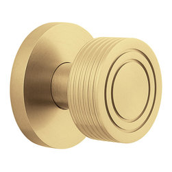 5045 ESTATE KNOB IN SATIN BRASS - Doorknobs