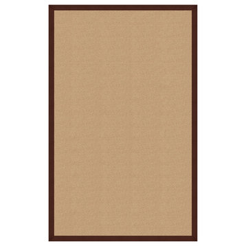 Athena Sisal and Brown Rug, 2'6"x8' Runner