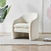 Zella Fabric Accent Arm Chair, Shearling Beige