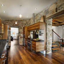 Addition to stone farmhouse
