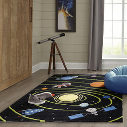 Solar Rugs by Momeni in Black - Rugs