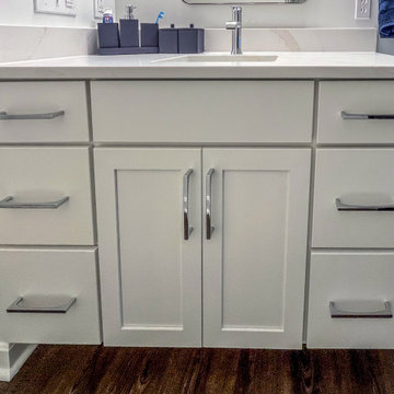Kids bathroom remodel for clean style with durable, family-friendly function