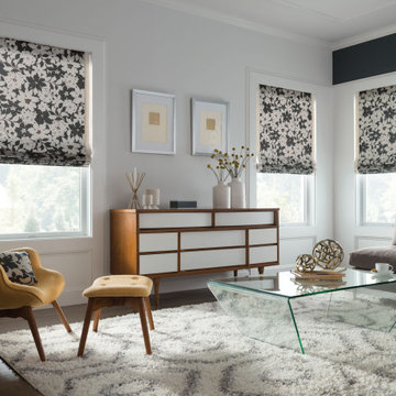 Cordless Fabric Roman Shade