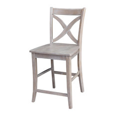 International Concepts - Cosmo Cross-Back Counter Stool - Bar Stools and Counter Stools