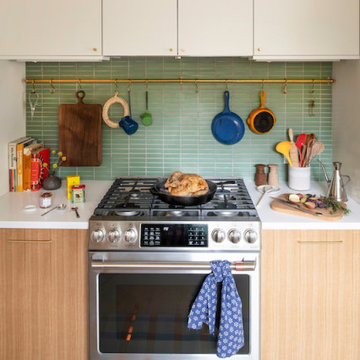 Before and After Kitchen Backsplash